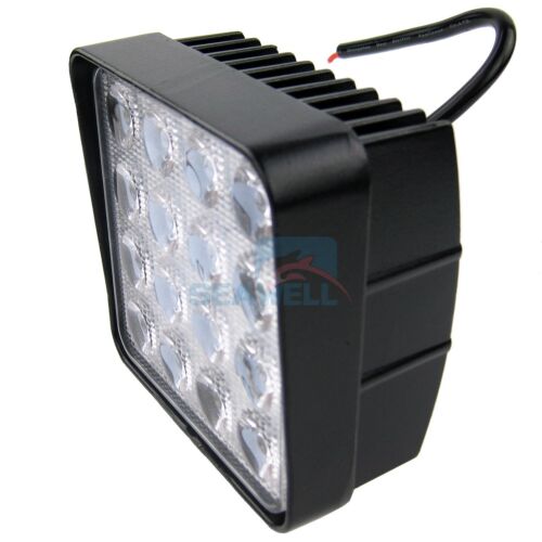 48W LED Work Light FLOOD Lamp for Marine Boat Tractor Truck Offroad SUV RV ATV