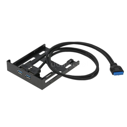 New USB 3.0 Front Panel 2.5/'/' Hub to 20pin Connector for Floppy Bay Bracket