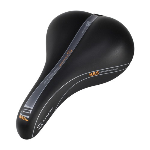 Serfas Men/'s E-Gel Comfort Bicycle Saddle