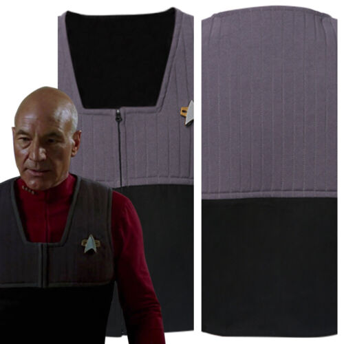 Star Trek Generations Captain Jean-Luc Picard Cosplay Kostüm Uniform Weste Nur