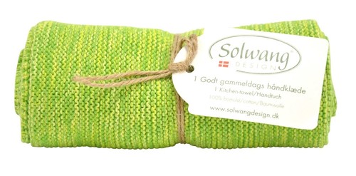 Küchentuch tricote//vert chiné h39 solwang DESIGN DK Serviette