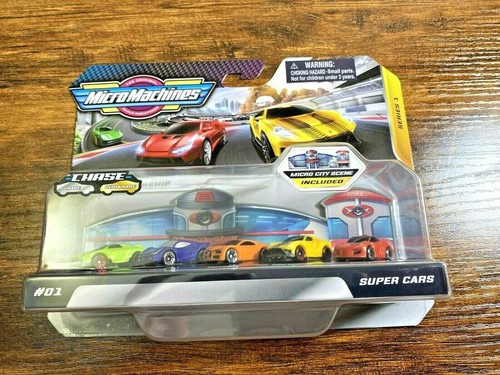 NUOVO 2020 Micro Machines # 1 CONCESSIONARIO-SUPER AUTO Micro City scene 5-Pack