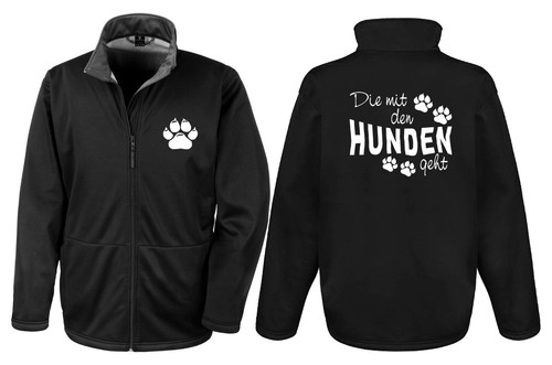 Cani SPORT Softshell Giaccala con i cani vaNera 130-19-02