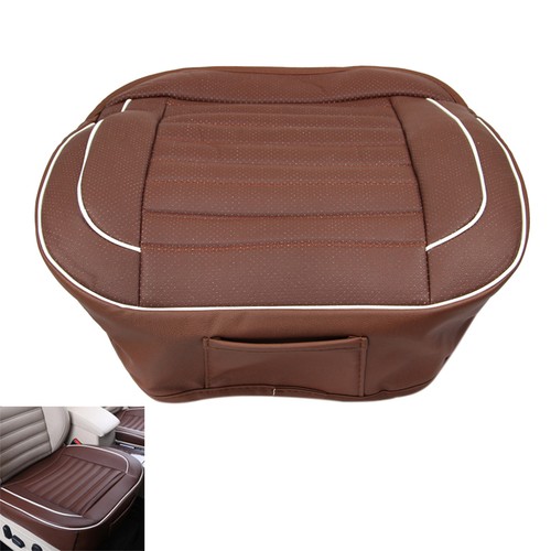 Universal Car Front Seat Cover PU Leather Breathable Chair Covers Protect Mat