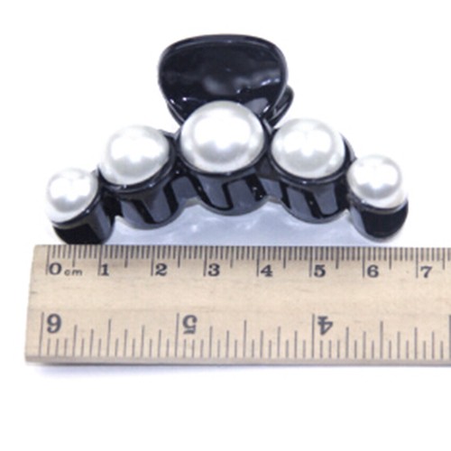Women Pearl Rhinestone Headdress Hairpin Clip Hair Claw Accessories Fad CA