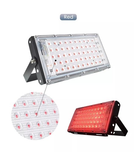 LED Flood Light RGB Outdoor 50W Waterproof Security Spotlight Garden Lamp 220V