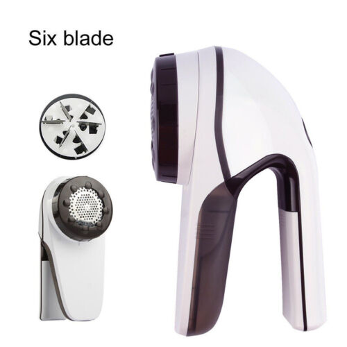 6 Blade Rechargeable Fabric Shaver Lint Remover Fuzz Sweater Clothes Pill Fluff 