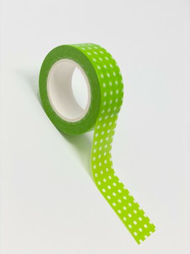 Washi Tape Pack Set Decorative Adhesive Masking Tape Blue Floral Flowers Green