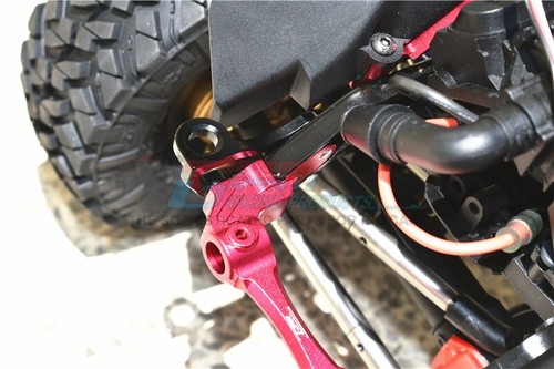 Red Axial SCX10 III Jeep JL Wrangler GPM Aluminum Front Body Post Mount