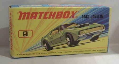 9 AMX Javelin Repro Box Matchbox Superfast Nr