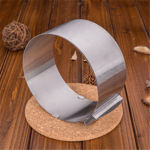Retractable Stainless Steel 1 Pc Circle Mousse Ring Baking Tool Cake Mould Mold
