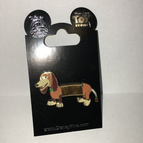 Disney Parks Pin   Brand New Toy Story Slinky Dog Bendable 