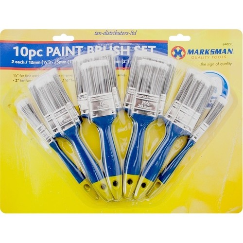 10pc Peinture Brush Set Accueil Professionnel décoration peinture peintres À faire soi-même Nylon NW