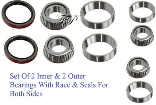 Front Wheel Bearing /& Race /& Seal Kit For 1970-1973 FORD GALAXIE 500
