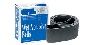 5//Box CRL4X6480X CRL 4/" x 64/" 80 Grit Wet Abrasive Glass Grinding Belts