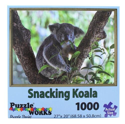 PuzzleWorks 1000 Piece Jigsaw PuzzleSnacking Koala