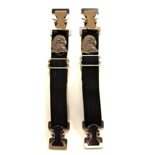 New Eagle Pants Straps Men Biker Accessory to secure Jeans Under Boot Motorcycle