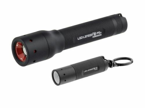 Lampe torche DEL Lenser P5 Aluminium noir neuf mini torche noir