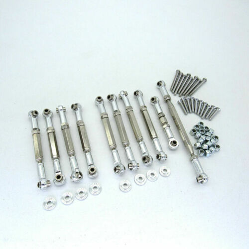 Details about  / Metal Tie Rod Link Rod Set for MN D90 D99 D99S RC Car Modification Upgrade Parts