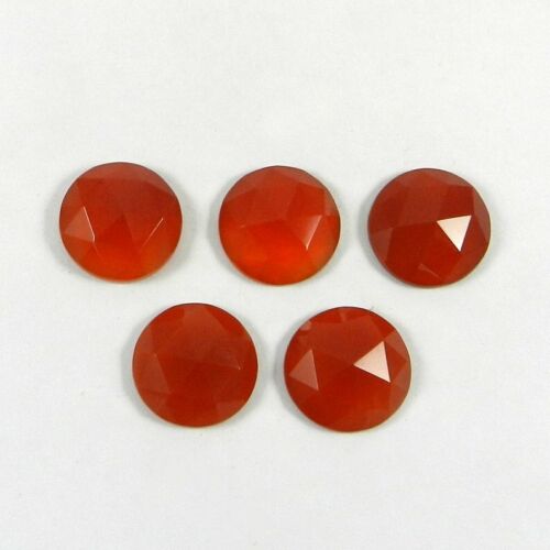 Details about   Wholesale Lot 7x7mm Natural Red Onyx Round Rose Cut Loose Gemstone Handmade 