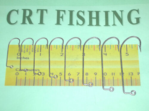 Eagle Claw 635 O /'Shaughnessy 90 ° Jig Crochet 100 PACK CHOISIR TAILLE 1 To 7//0