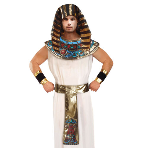 Mens Pharaoh Set Mens Ladies Egyptian Kit Fancy Dress Costume Accessories 