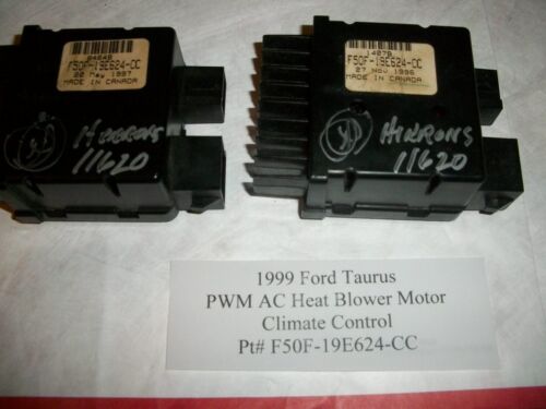 1999 Ford Taurus PWM AC Heat Blower Motor Climate Control  F50F-19E624-CC #HS009