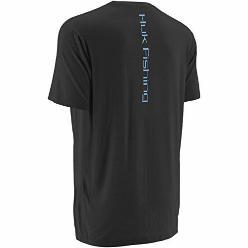 NEW HUK Performance Fishing Marlin Logo T-Shirt Fishing Apparel BLACK SIZE SMALL