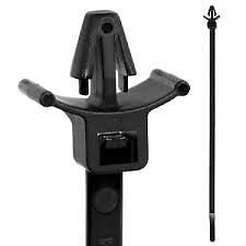 4/" 18lb Black Push Mount Cable Ties With Wings 100//bag Part # PM4-18-0C-WW