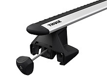 NEW THULE EVO WING BARS ROOF RACK ALUMINIUM FIT VW PASSAT B8 4 DOOR SALOON 2015/>