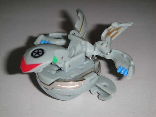 Bakugan Special Attack Heavy Metal INFINITY DRAGONOID Grey Haos 790G