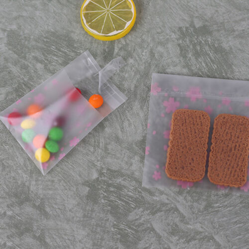 100pcs Plastic Bag Transparent Small Self-adhesive Seal Pouch for Candy Dessert
