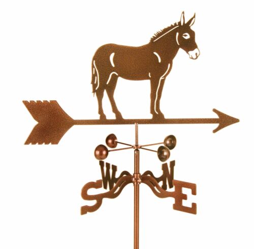 Burro Vane Complete with Choice of Mount Donkey Horse Mule Weathervane