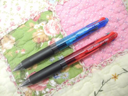 Black & White & Blue & Clear Pilot Feed GP4 35R 4 in 1 0.7mm ball point pen 