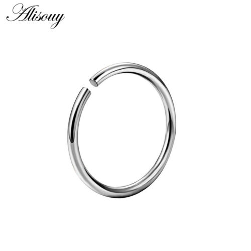 20g Seamless Nose Hoops Tragus Cartilage Piercing Anodized Endless 1/4 5/16 3/8 