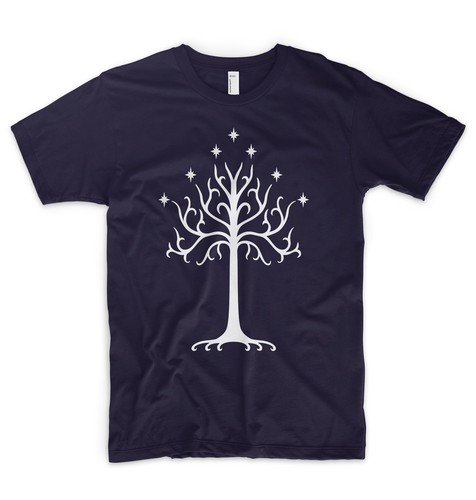 Tree Of Gondor T-Shirt Herr der Ringe Hobbit Saruman Gandalf Frodo Lotr