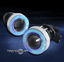 UNIVERSAL 3/" BUMPER HALO FOG LIGHT LAMP W//SWITCH KIT CHROME DODGE EAGLE FORD GMC