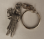 Scottish Piper KeyRing Hand Crafted Pewter Key Ring in pouch Gift Idea