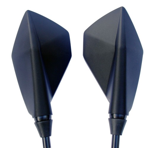 1Pair Black Rear View Mirrors For Honda CB Shadow VTX Ruckus 50