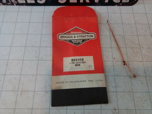FREE S/&H! Briggs /& Stratton New Old Stock 261663 Link Shaft Linkage Rod Leaver