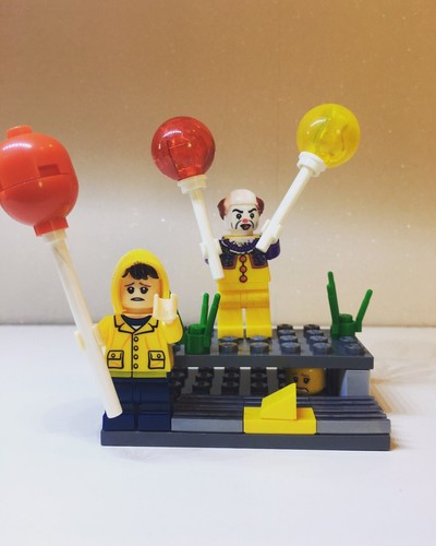 Horror Lego IT Lego Pennywise And Georgie