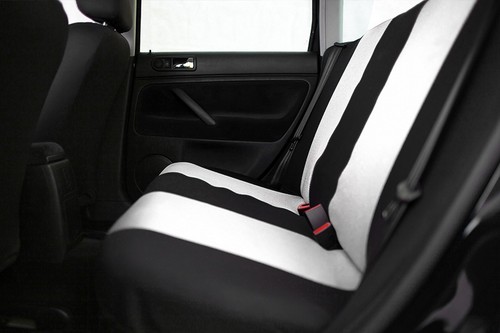 Sitzbezüge Sitzbezug Schonbezüge für Fiat Grande Punto Hellgrau Sportline Set