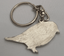 Goldfinch Bird KeyRing Hand Crafted Pewter Key Ring in pouch Gift