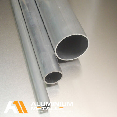 Aluminium Rohr Ø 12x2mm AlMgSi0,5 Länge wählbar Alu Rundrohr Profil Alurohr 