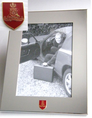 THE ROYAL ARTILLERY ARMY BADGE SILVER CHROME PLATED PHOTO FRAME MILITARY OPTIONS