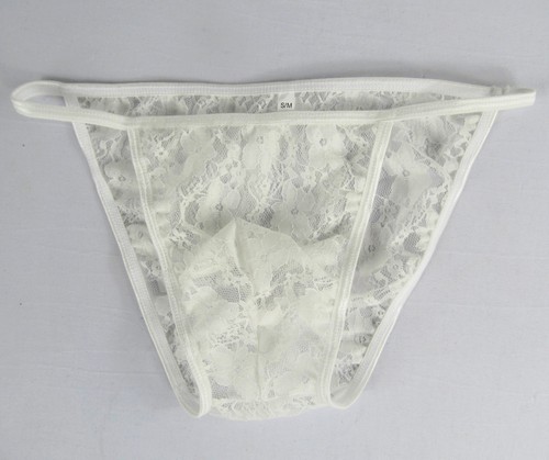 K342 Men/'s Bikini String profilé Pochette Extensible Dentelle Florale