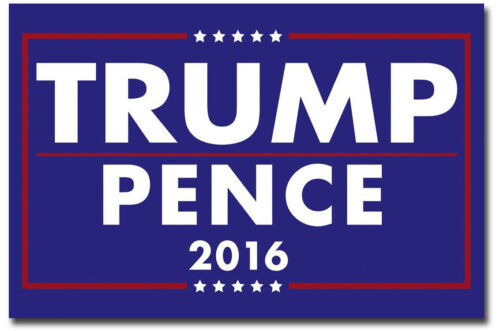 Donald Trump /& Mike Pence President 2016 Campaign Fridge Magnets 2.5/" x 3.7/"