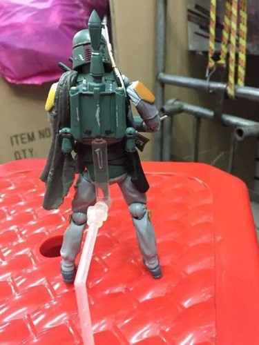 Star Wars Boba Fett PVC Action Figure Movie Realization Kaiyodo Revoltech