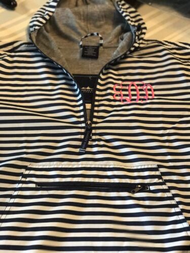 Monogrammed Chatham Anorak Pullover Jacket Charles River  S-XL