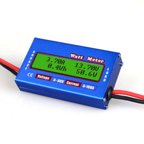 RC Watt Meter Digital Batterie Balancen Power Analyzer LCD Watt Meter DC RC 100A 